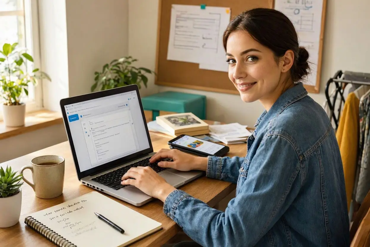 How can beginners start an online business with no money?